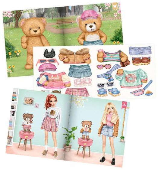 Книжка със стикери Top Model - Team Teddy