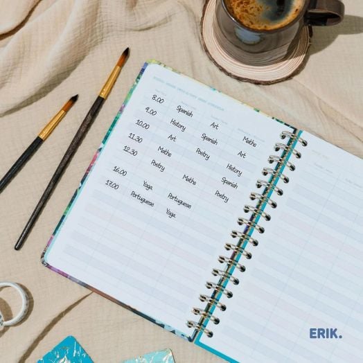 Седмичен планер Grupo Erik Frida Kahlo за 12 месеца - август 2025 / юли 2026 година