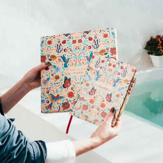 Тефтер с химикалка Grupo Erik - Frida Kahlo Viva La Vida