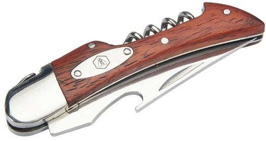 Сгъваем нож с тирбушон Laguiole Foldable Knife With Corkscrew Rosewood