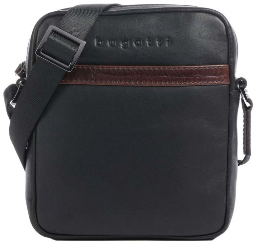 Чанта за през рамо Bugatti Corso Deluxe Crossbody, черна