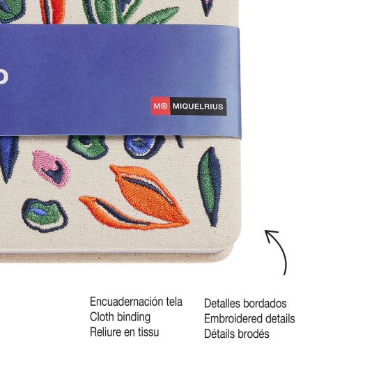 Тефтер Miquelrius Leaves in the Wind A5, 80 листа на точки