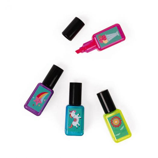 Комплект маркери Janod - Еднорог, 4 бр.