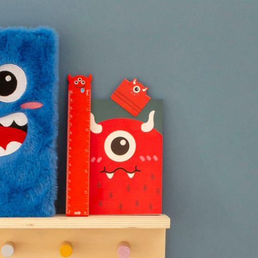 Магнитни книгоразделители Miquelrius Little Monster, 3 бр.