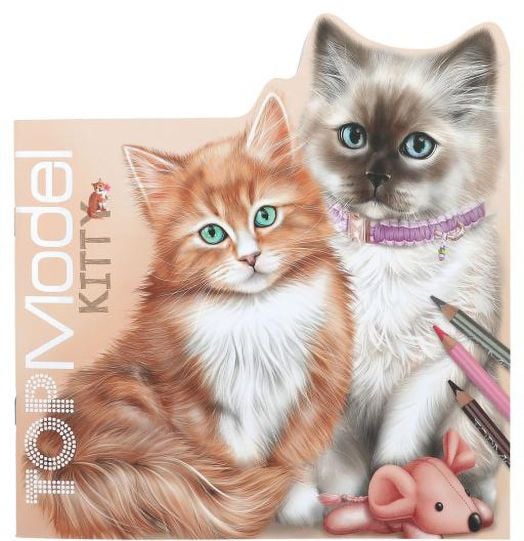 Книжка за оцветяване Top Model - Котенца