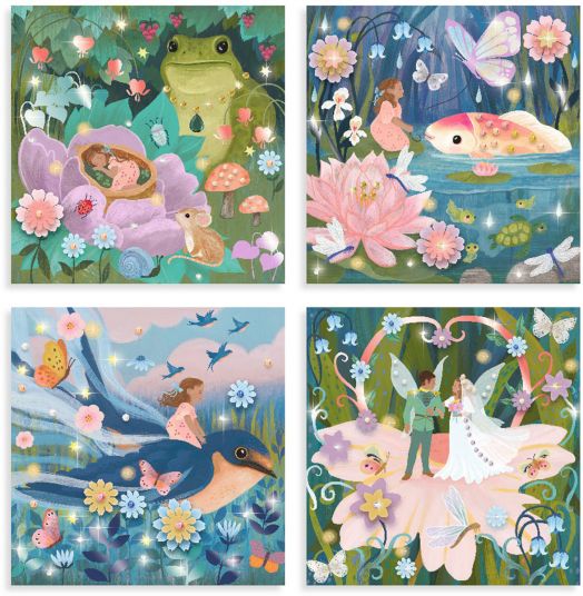 Творчески комплект Djeco - Украси приказката за Палечка