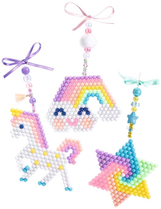 Творчески комплект Djeco: Направи си сам талисмани с мъниста, Дъга