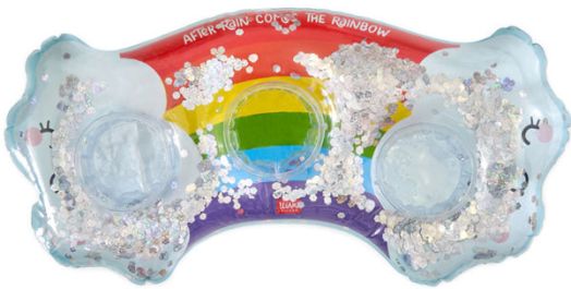 Надуваема поставка за напитки Legami - Rainbow