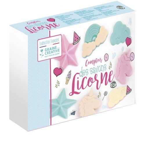 Комплект за правене на сапуни Graine Creative - Еднорог