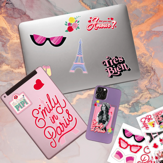 Стикери за устройства Emily in Paris