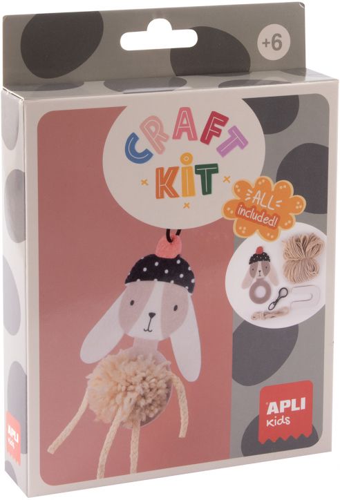 Творчески комплект Apli Kids - Направи сам ключодържател зайче