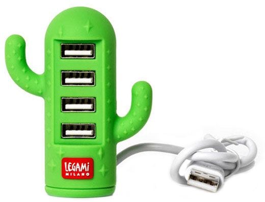 USB Hub с 4 порта Legami - Cactus