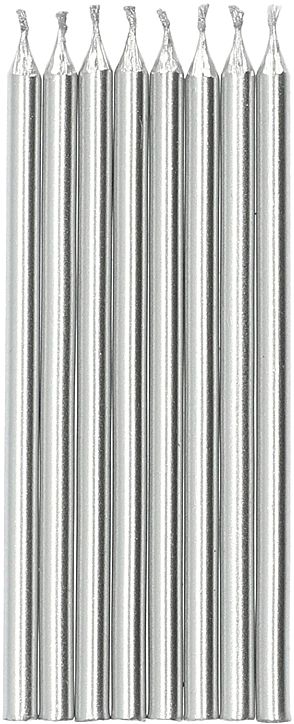 Свещички Folat - Silver, 24 бр.