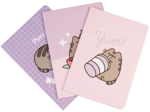 Комплект тефтерчета A5 Pusheen - Purrfect Notes, 3 бр.