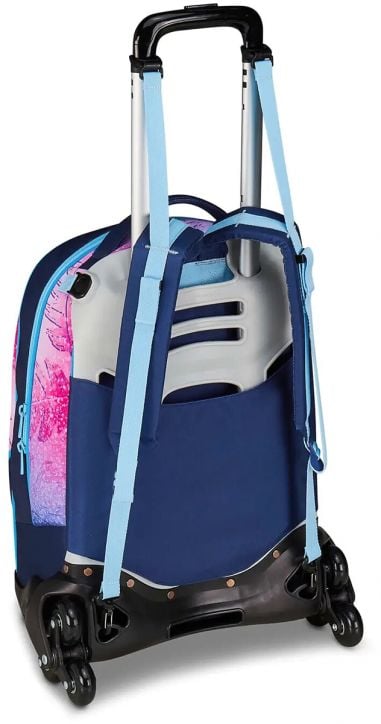 Ученическа раница на колела Seven Lilo & Stitch и телескопична дръжка