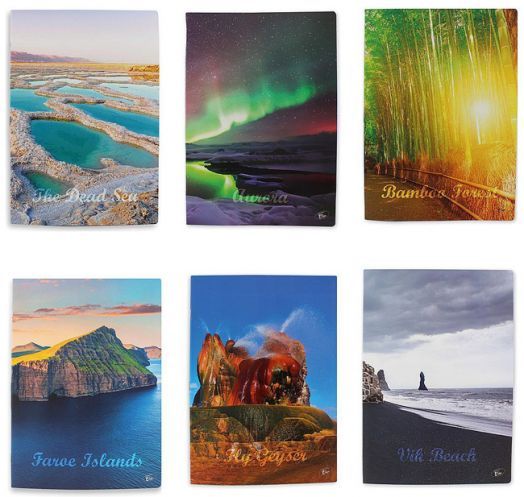 Тетрадка Elisa Virgin Nature А5, 60 листа с широки редове