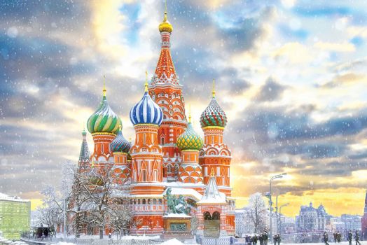 Пъзел Eurographics - Москва, Русия, 1000 части