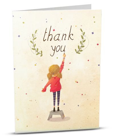 iGreet Картичка - Благодаря ти, с момиче