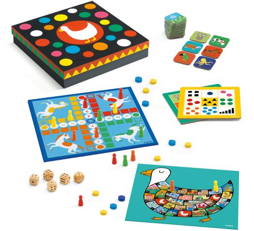 Комплект Djeco: 12 класически игри