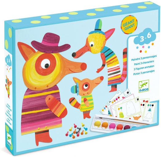 Творчески комплект Djeco - The Fox Family