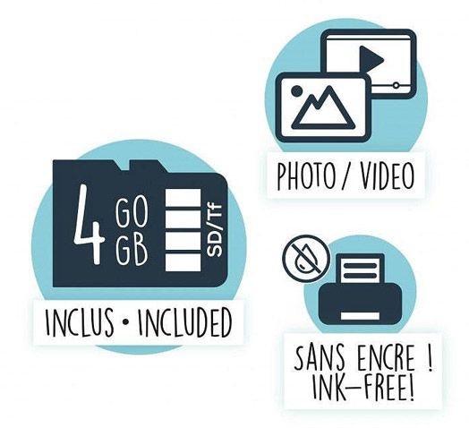 Детска играчка Buki: Камера и фотоапарат за моментни снимки