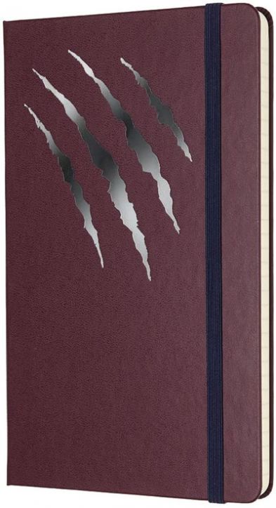 Класически тефтер Moleskine Beauty & Beast Scratch с твърди корици и линирани страници