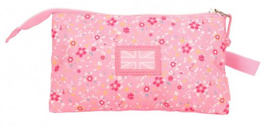 Несесер Pepe Jeans - Alenka Pink с три отделения