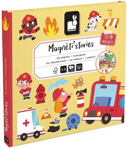 Магнитни истории Janod - Пожарникари