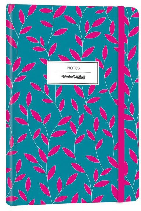 Тефтер Victoria's Journals Smyth Flexy Art Blue A5 с твърди корици, 96 листа