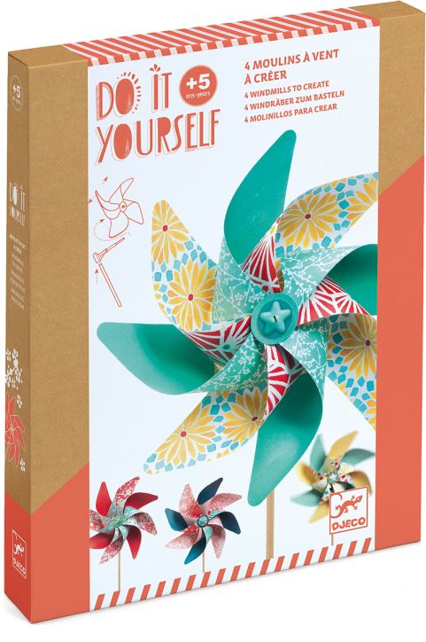 Творчески комплект Djeco: Направи въртележки Sweet