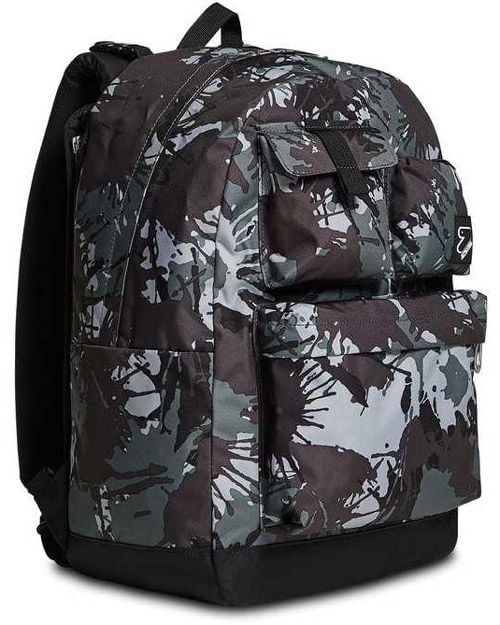 Ученическа раница с две лица Seven Reversible The Double Mimetic Brown