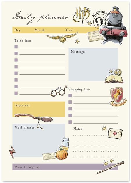 Блок - пад за бележки Harry Potter A5, 52 листа