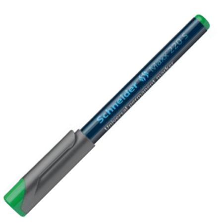 Перманентен маркер Schneider - зелен, 0.4 мм