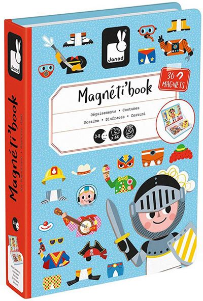 Детска магнитна книга Janod - Костюми