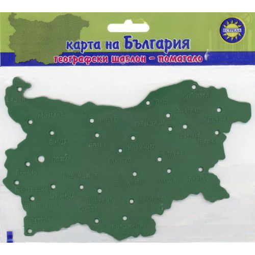 Шаблон карта на България