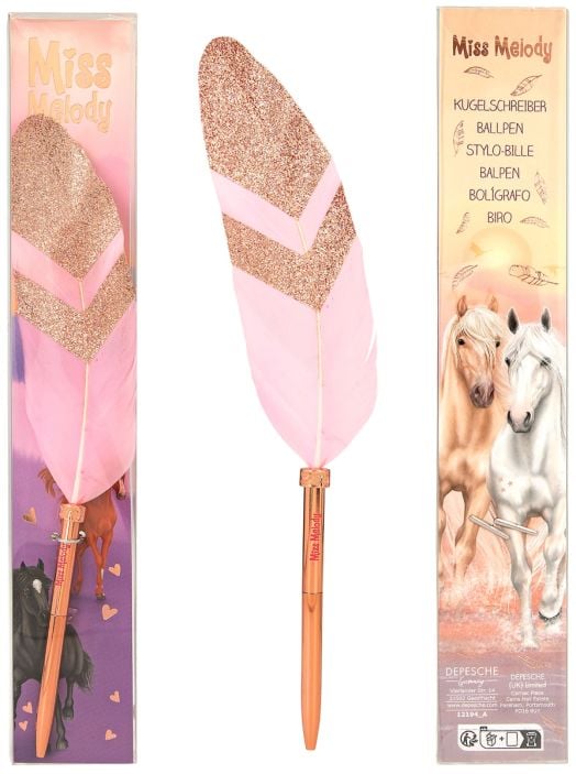 Химикалка с перо Top Model Miss Melody, асортимент