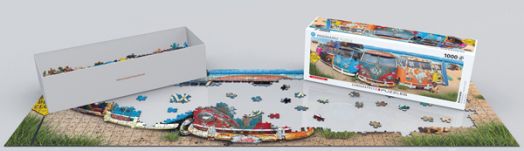 Панорамен пъзел Eurographics - Kombination VW Bus, 1000 части