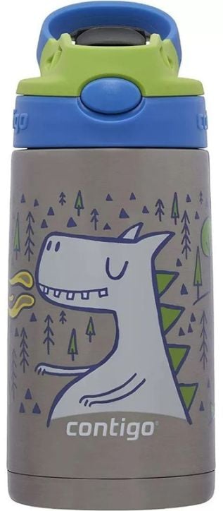 Детска бутилка за вода Contigo Fire Dragon от неръждаема стомана, 380 мл.
