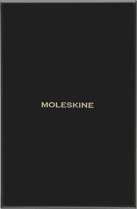 Класически син тефтер Moleskine Precious & Ethical Vegan с меки корици и листа на широки редове