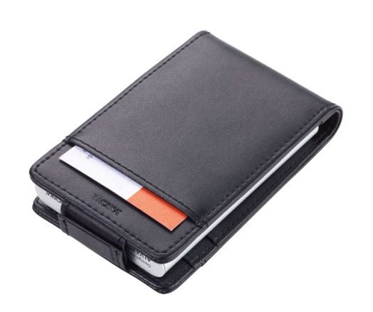 Калъф за кредитни карти Troika Black & Silver