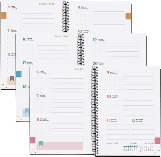 Седмичен тефтер - органайзер Miquelrius Serpentine от септември 2025 до юни 2026 г.