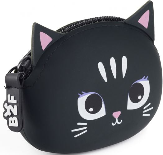 Силиконово портмоне за монети Miquelrius Back2Fun - Коте