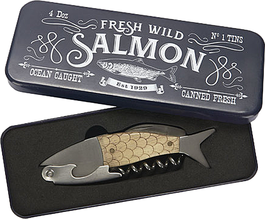 Тирбушон Balvi - Сьомга, с метална кутия