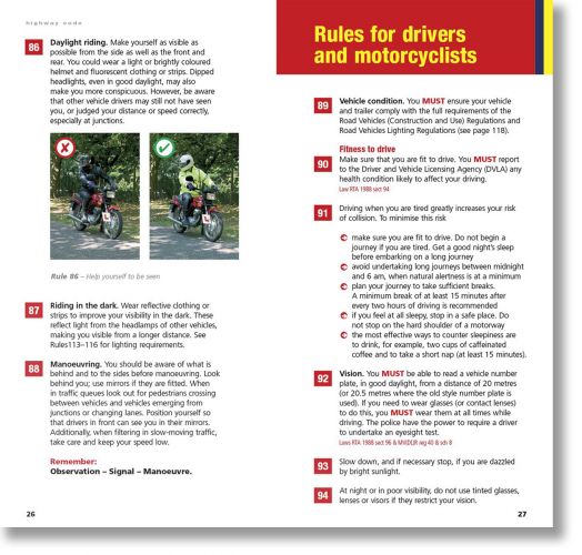 Haynes Highway Code For Motorcyclists