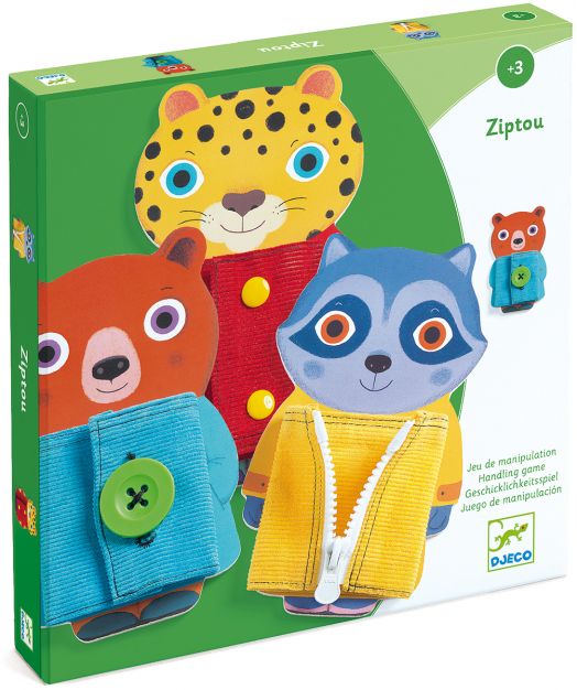 Дървена играчка Djeco: Ziptou