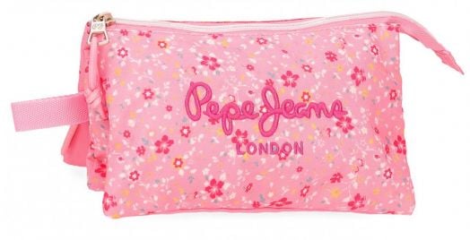 Несесер Pepe Jeans - Alenka Pink с три отделения
