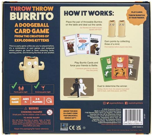 Настолна игра: Throw Throw Burrito