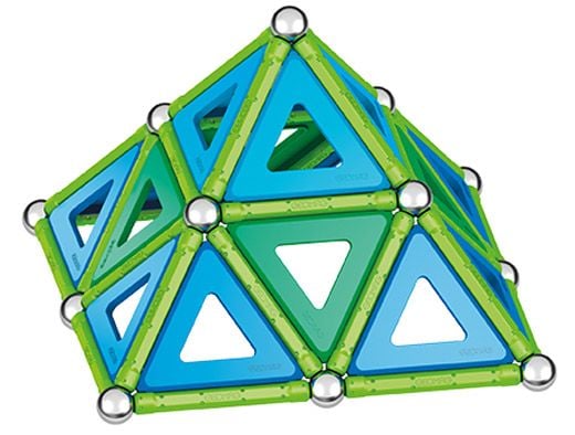 Магнитен конструктор Geomag - Supercolor Panels Recycled, 127 части