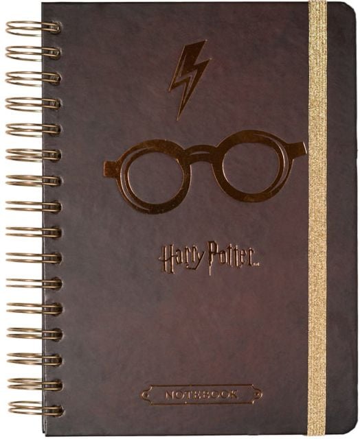 Тефтер Grupo Erik - Harry Potter Glasses със спирала А5