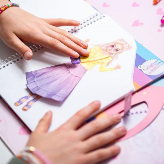 Книжка за оцветяване Top Model - Collage Book